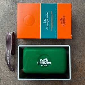 HERMÉS Eau d'Orange Verte Bath Soap in box NEW